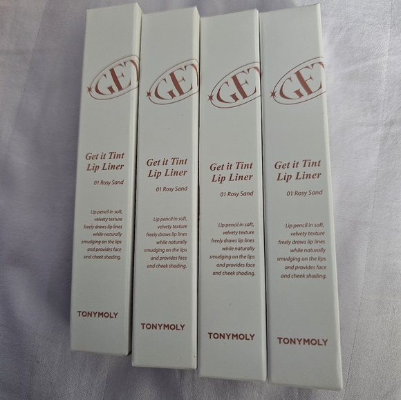 Tonymoly Get it Tint Lip Liner 01 Rosy Sand (4 Total)